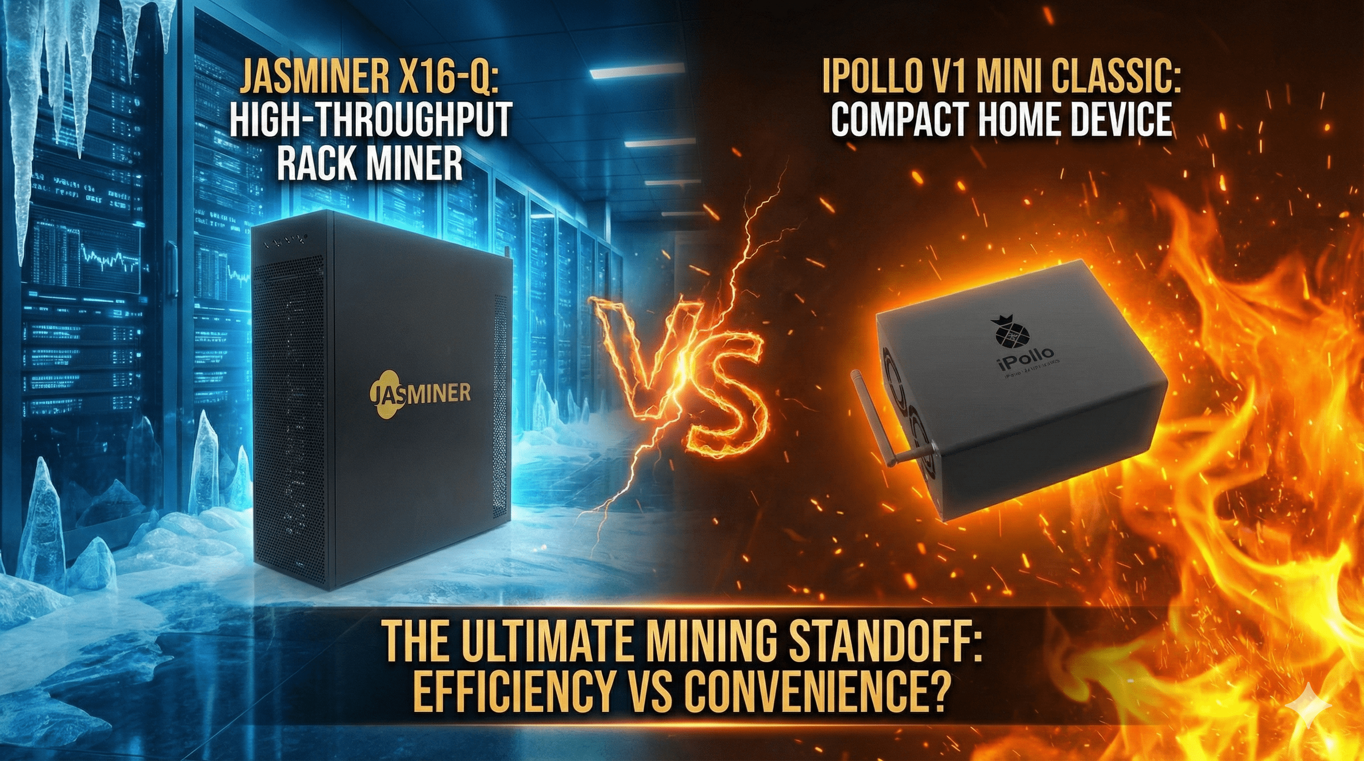 Jasminer X16‑Q vs iPollo V1 Mini Classic